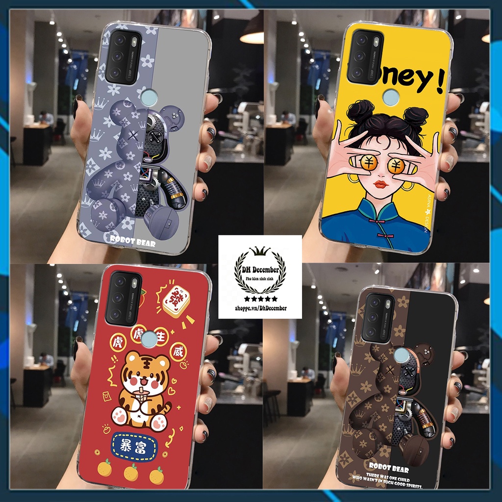 Ốp lưng Vsmart STAR 5 in hình 3D lucky, gấu Beer xinh xắn - KHÔNG NÊN BỎ LỠ