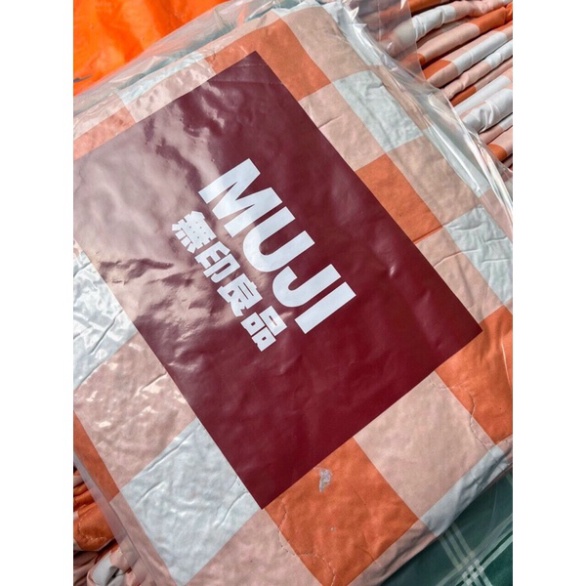 CHĂN HÈ THU MUJI KẺ TRẦN BÔNG, chăn văn phòngLOẠI 1 Siêu Rẻ