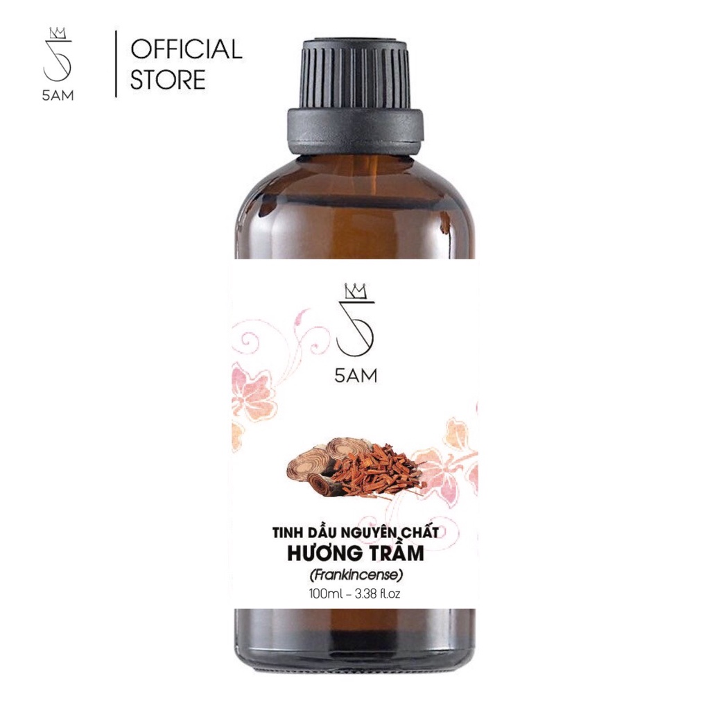[CHAI LỚN] Tinh dầu Hương trầm Ấn Độ 100ml | 5AM Store