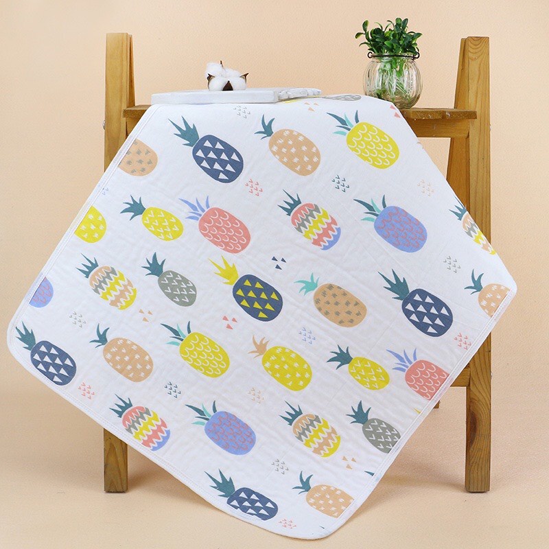Lót Chống Thấm/Lót Thay Bỉm Sợi Tre Muslin Cho Bé Sơ Sinh 50x70cm Babibu - LCTM