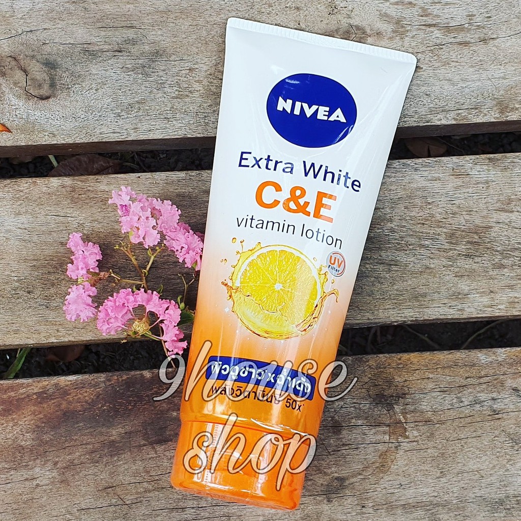 (320ML - CAM) DƯỠNG THỂ CHỐNG NẮNG NIVEA 50X EXTRA WHITE C&amp;E THÁI LAN