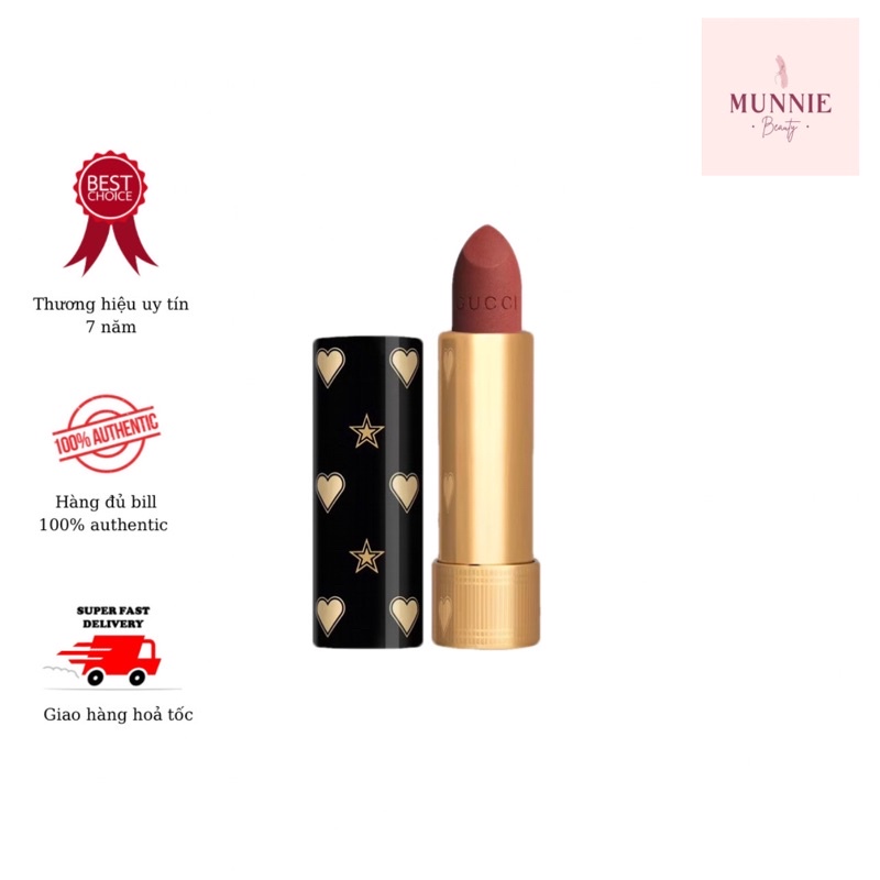 [Duty Free/Đủ Bill] Son thỏi Gucci Rouge A Lerves Lipstick