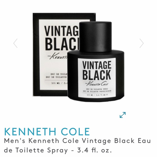 [HÀNG ORDER]❌Men’s Kenneth Cole Vintage Black Eau de Toilette Spray❌
