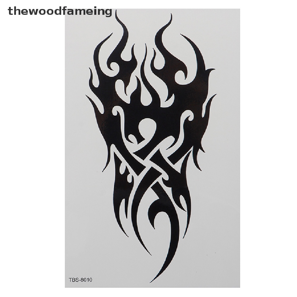 Hình xăm dán trang trí cơ thể tạm thời hình sói bò cạp rồng chống nước