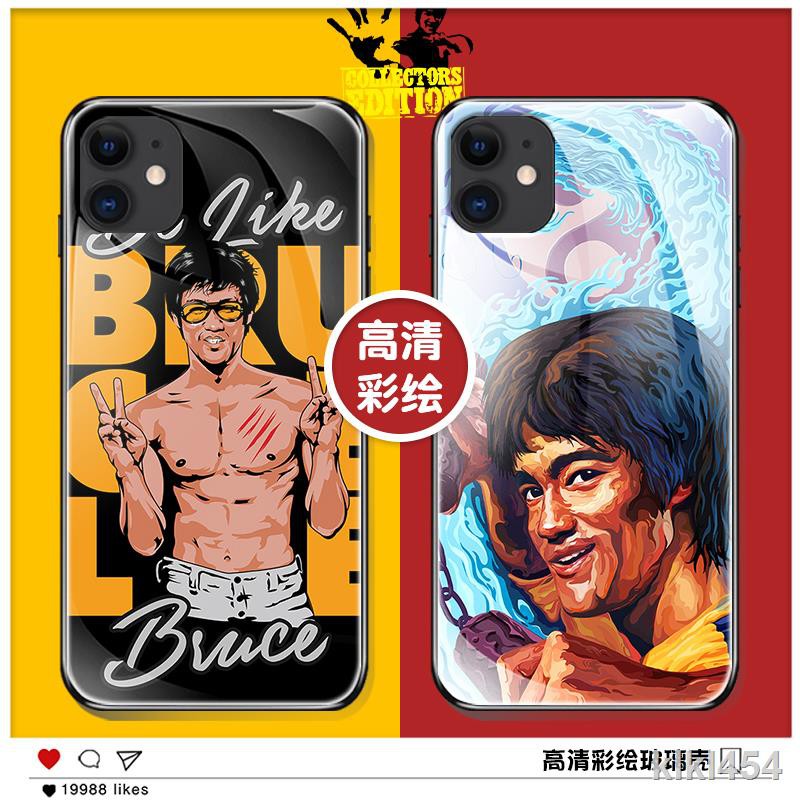 VIVO OPPO Ốp Điện Thoại In Hình Bruce Lee Cho Iphone 11 12 X Xr Huawei