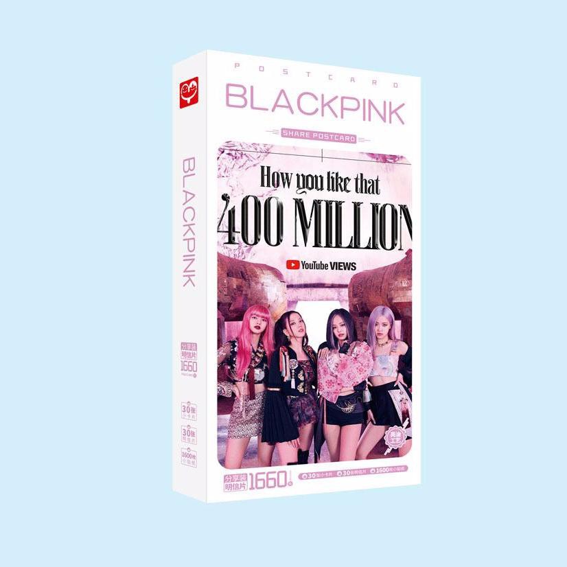 Hộp ảnh postcard BP HOW YOU LIKE THAT Jennie Lisa Jisoo Rose 400M 1660 ảnh