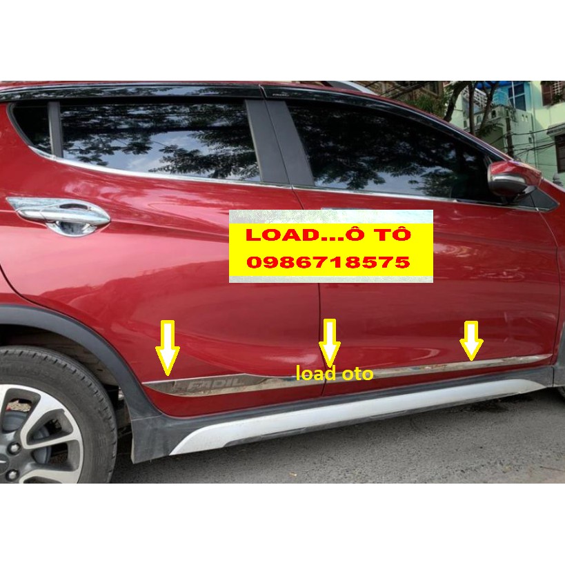 Nẹp Sườn Vinfast Fadil 2022-2019 Mạ Crom Cao Cấp