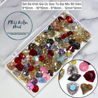 Đá Khối Size To Đại Mix 90V [Thanh Vy Nail]