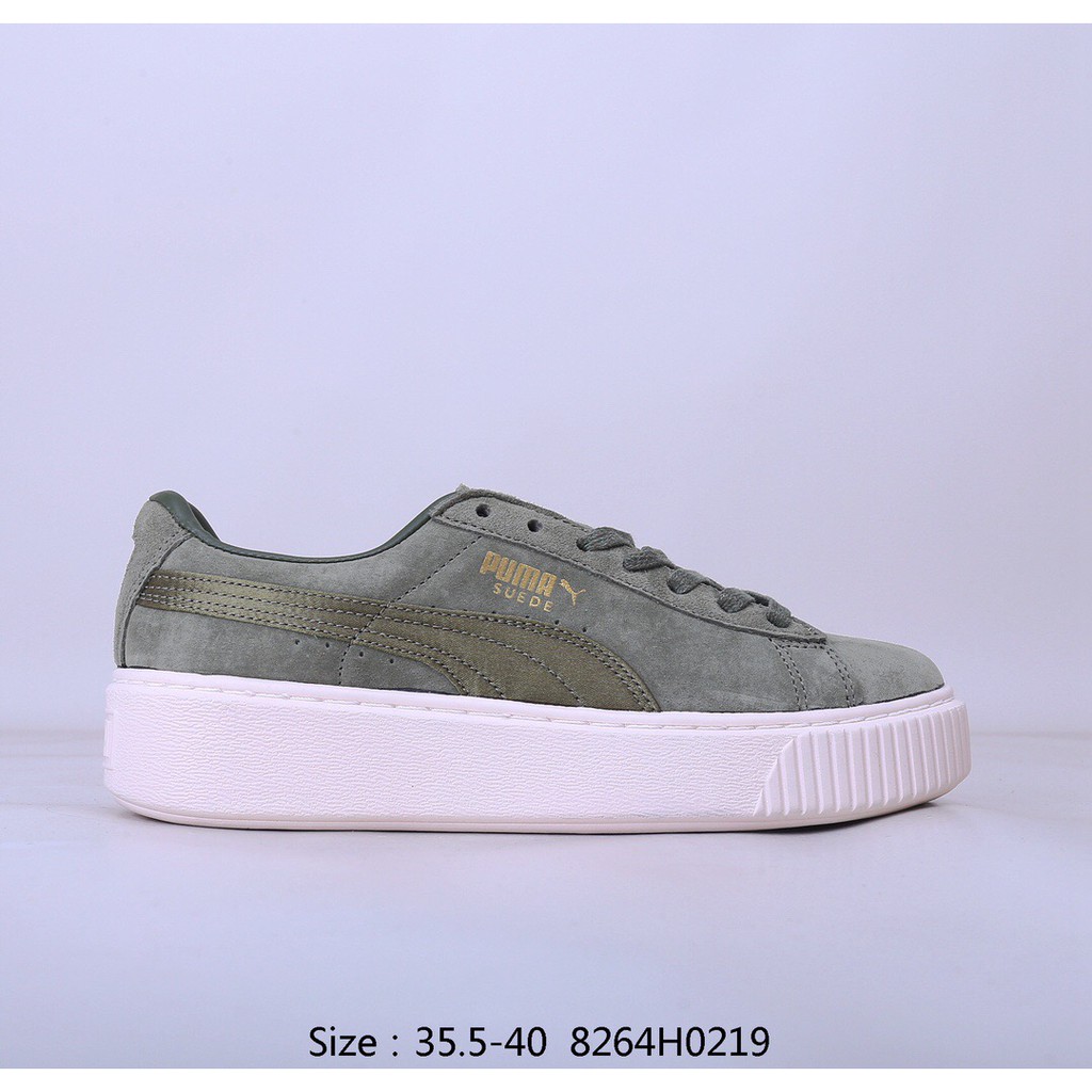 Order 1-2 Tuần + Freeship Giày Outlet Store Sneaker _PUMA Basket Platform MSP:  gaubeaostore.shop