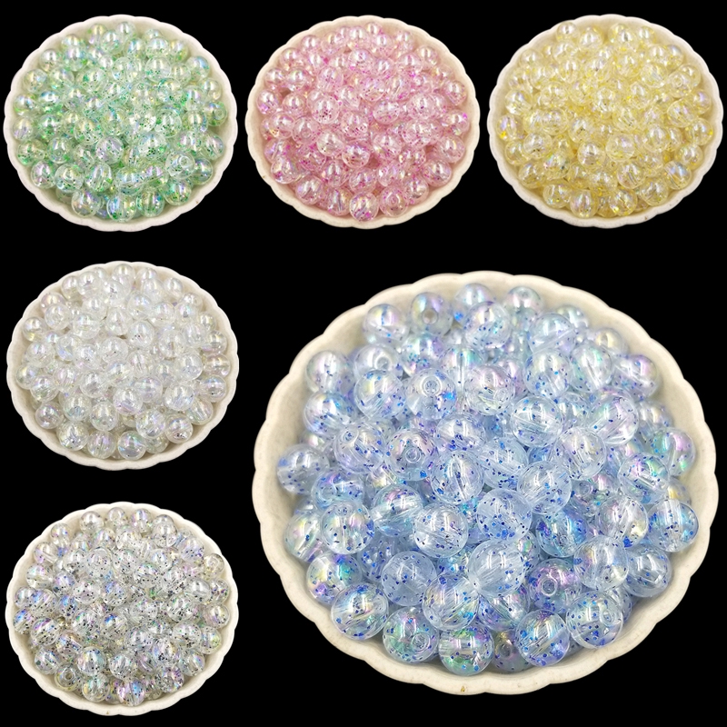 Bộ 50 Hạt Nhựa Acrylic Hình Ngôi Sao Màu Trong Suốt Dùng Làm Vòng Tay/Vòng cổ | BigBuy360 - bigbuy360.vn