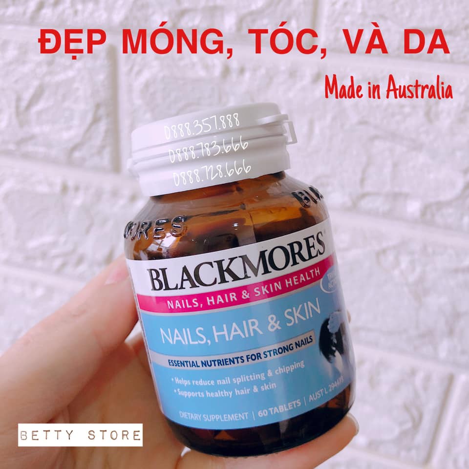 Viên Uống Đẹp Da, Móng Và Tóc - Blackmores Nails Hair Skin