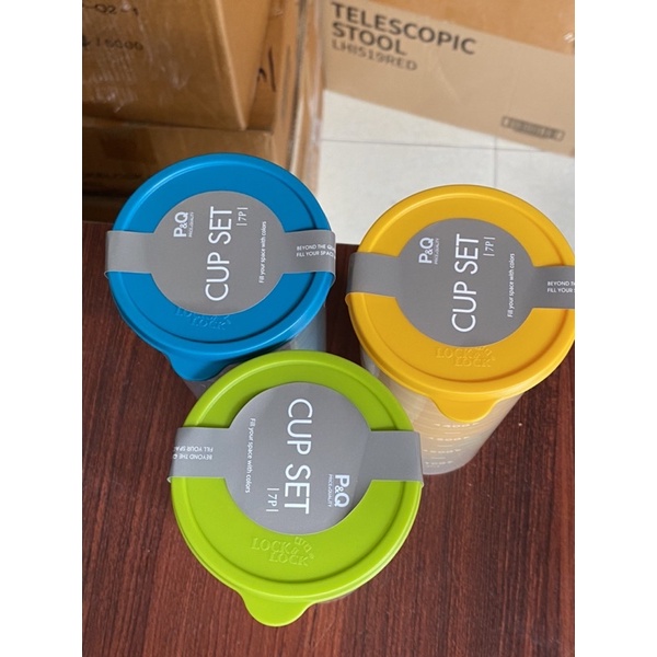 [LOCK&amp;LOCK]SET 7 LY BẰNG NHỰA PP - P-00015