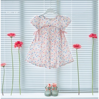 [NEW ARRIVAL] ĐẦM TAY PHỒNG NƠ EO BÉ GÁI