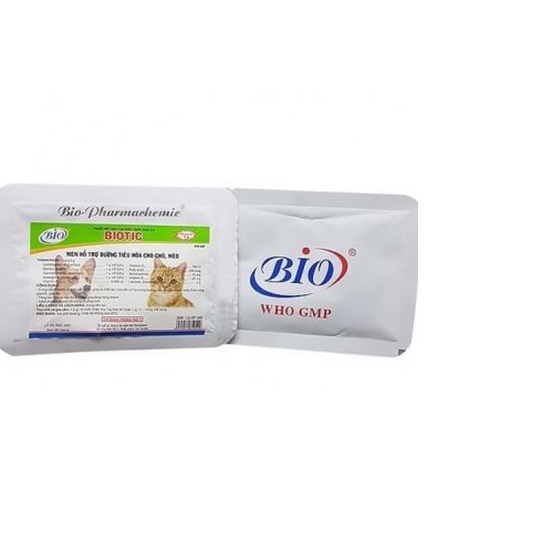 Men Tiêu Hóa Cho Chó Mèo BIOTIC 5g