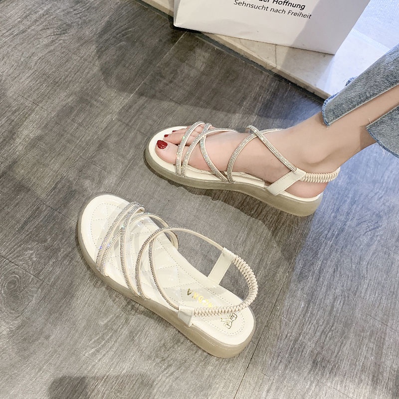 Sandal Đế Xuồng Thiết Kế Mới Xinh Xắn Thời Trang