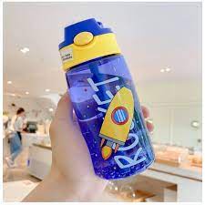 Bình nước học sinh, bình nước thể thao có ống hút