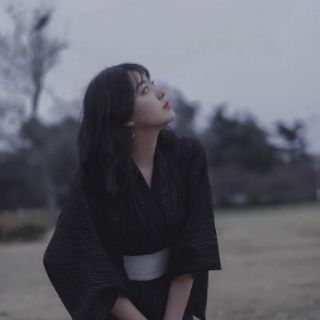 【Hàng có sẵn】Yukata màu đen