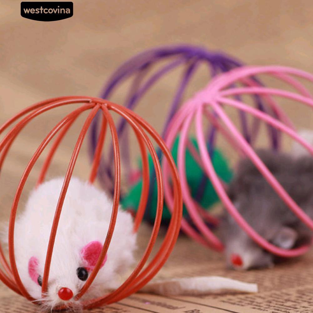 Quả Bóng Chuột Giả Đồ Chơi Cho Mèo