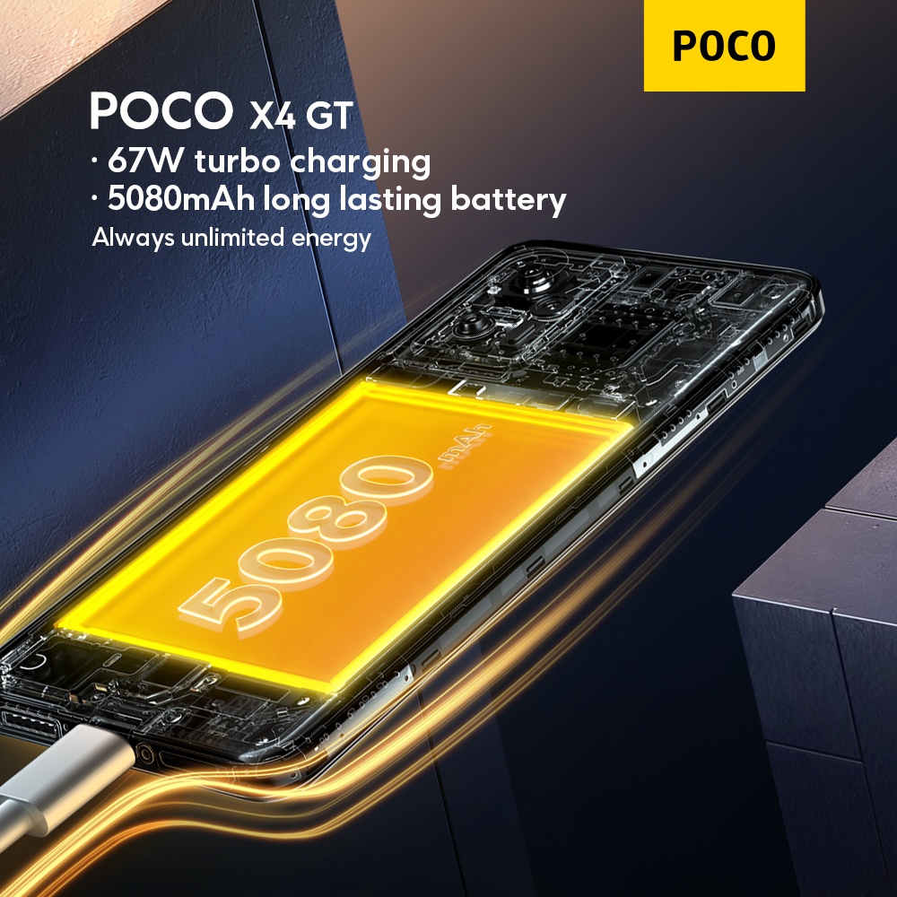 Điện thoại POCO X4 GT 8+128GB/ 8+256GB