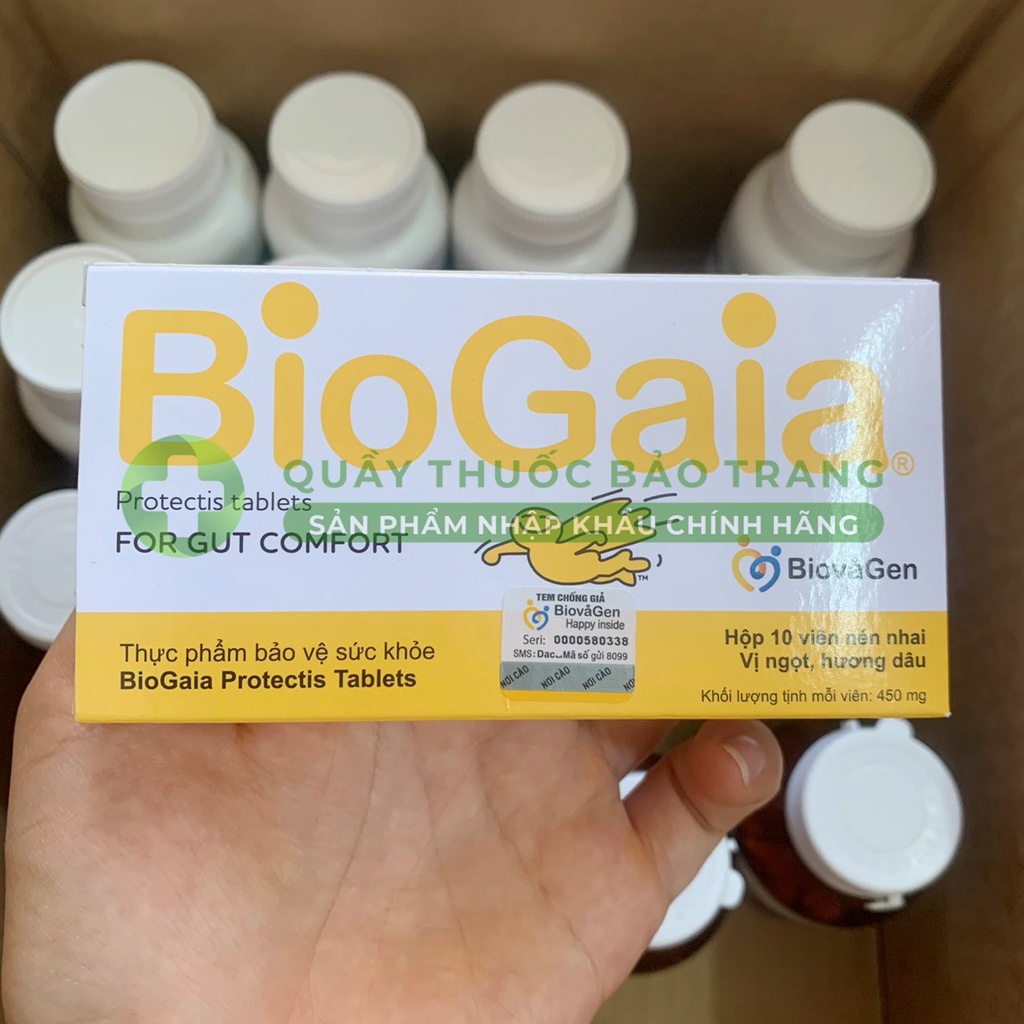 Men Vi Sinh Biogaia Dạng Viên - Giảm Táo Bón, Nôn Trớ An toàn Cho Bé Và Mẹ Bầu