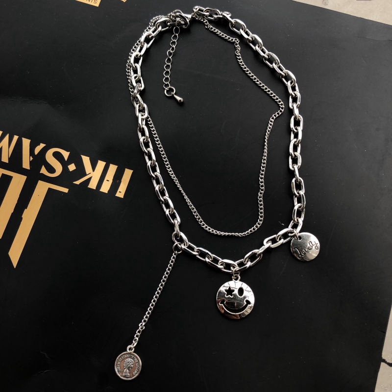 Dây Chuyền Nhiều Lớp Mặt Cười 22238