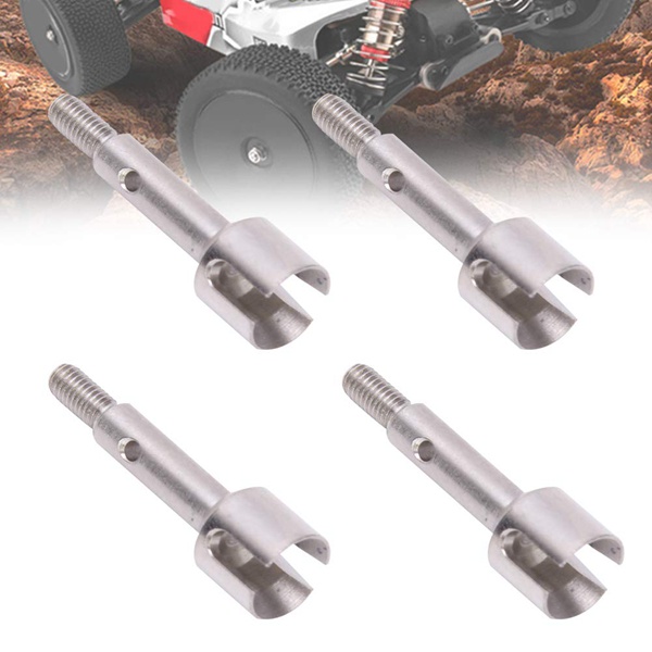 Bộ 4 Trục Bánh Xe Trước / Sau Bằng Thép Thay Thế Chuyên Dụng Cho WLtoys 144001 Phụ Tùng Cho Xe Ô Tô Địa Hình Điều Khiển Từ Xa Tỉ Lệ 1: 14