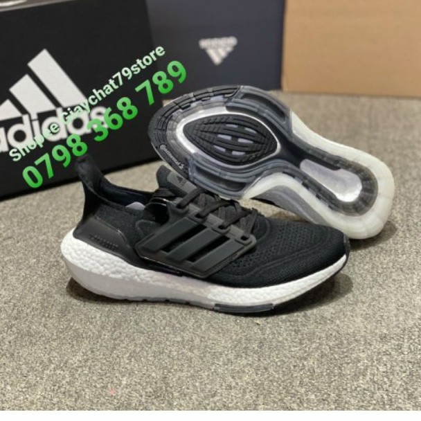 Giày Adidas Ultra Boost 21 Black/White Men [Chính Hãng - Authentic - FullBox]