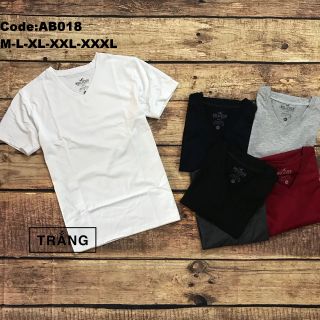 Áo thun nam cổ tim body