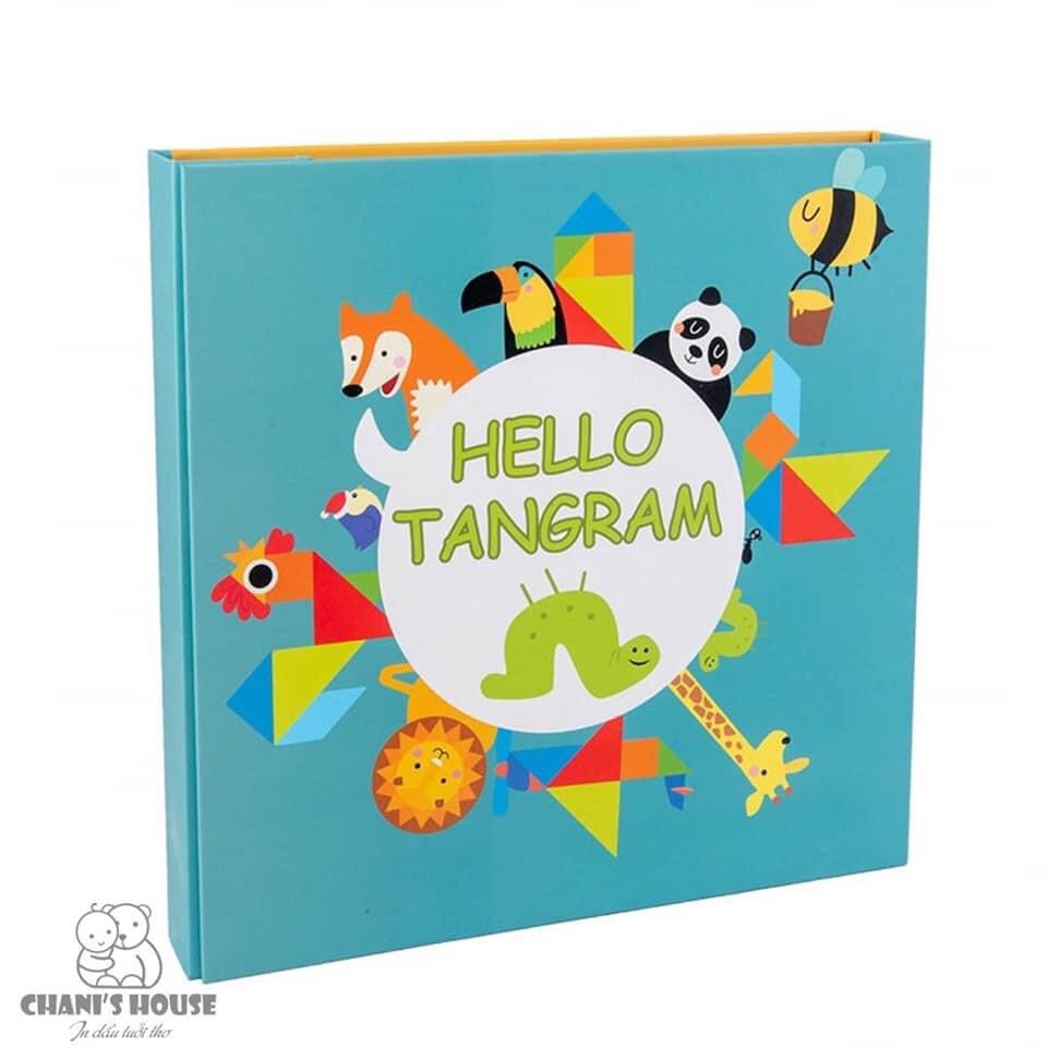 [ĐỘC LẠ] Đồ Chơi Trí Uẩn Tangram Nam Châm Sáng Tạo Có Tranh Gợi Ý Cực Hữu Ích Cho Bé