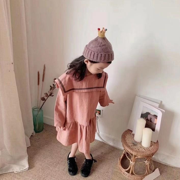 Nón đan len giữ ấm phong cách Hàn Quốc dễ thương cho bé