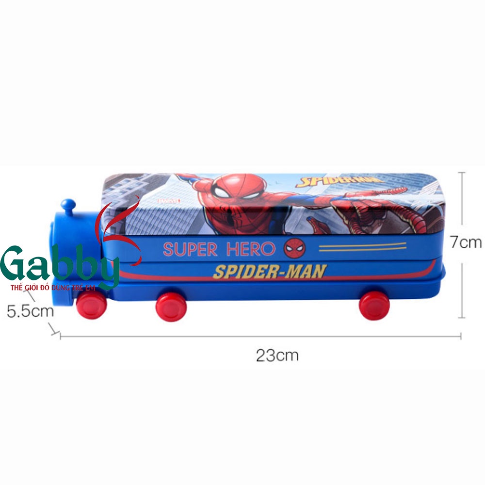 HỘP BÚT THIẾC XE BUS D.I.S.N.E.Y (CAPTAIN AMERICA/ DORAEMON/ MICKEY/ MINNIE)