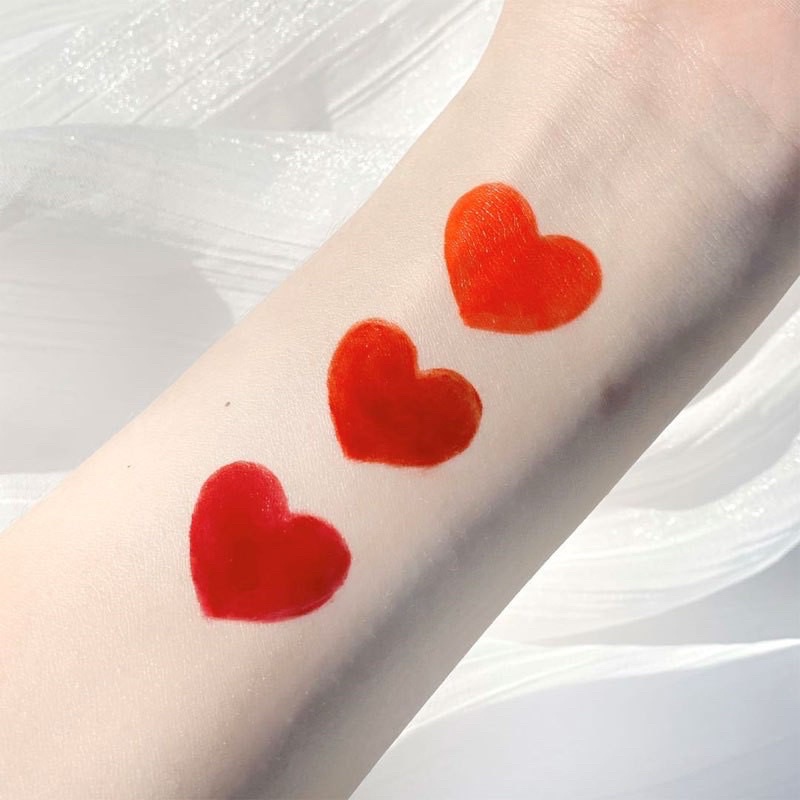 Set son kem lì 3 cây Herorange Tết vỏ hồng phấn 3Cx Slim Lip Gloss Kit Senabeauty