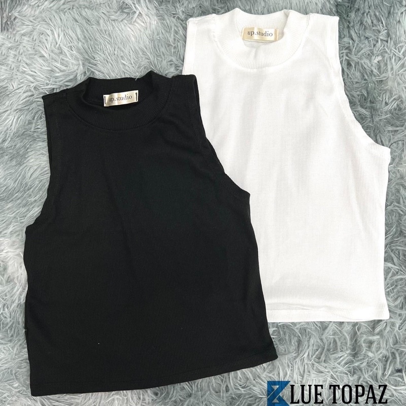 quần short xếp ly dáng xoè, áo ba lỗ thun tăm | BigBuy360 - bigbuy360.vn