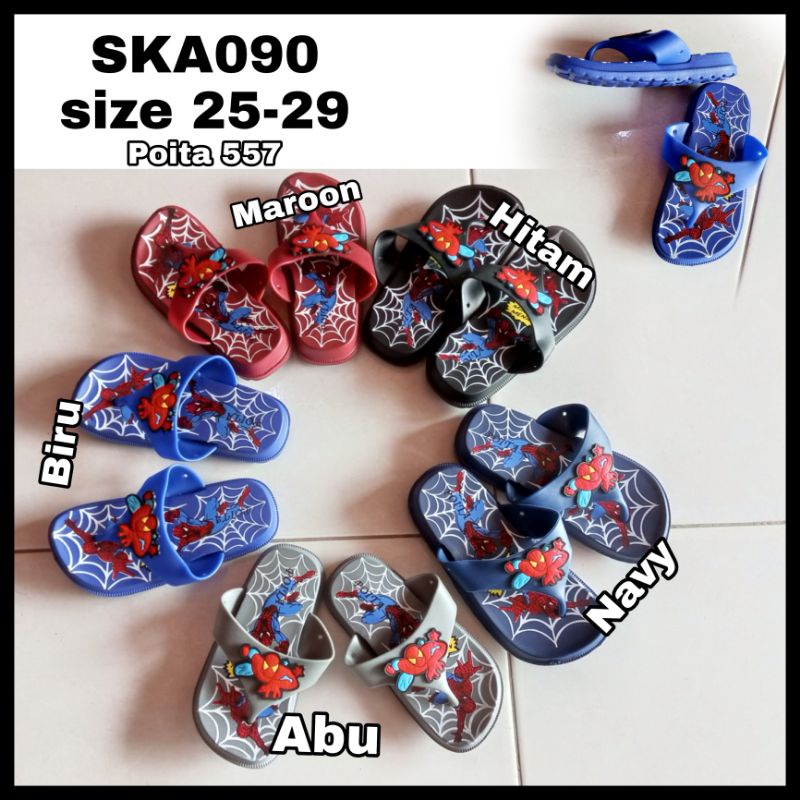 Dép Cao Su Hình Người Nhện / Quả Dưa Hấu Cho Trẻ Em SKA090