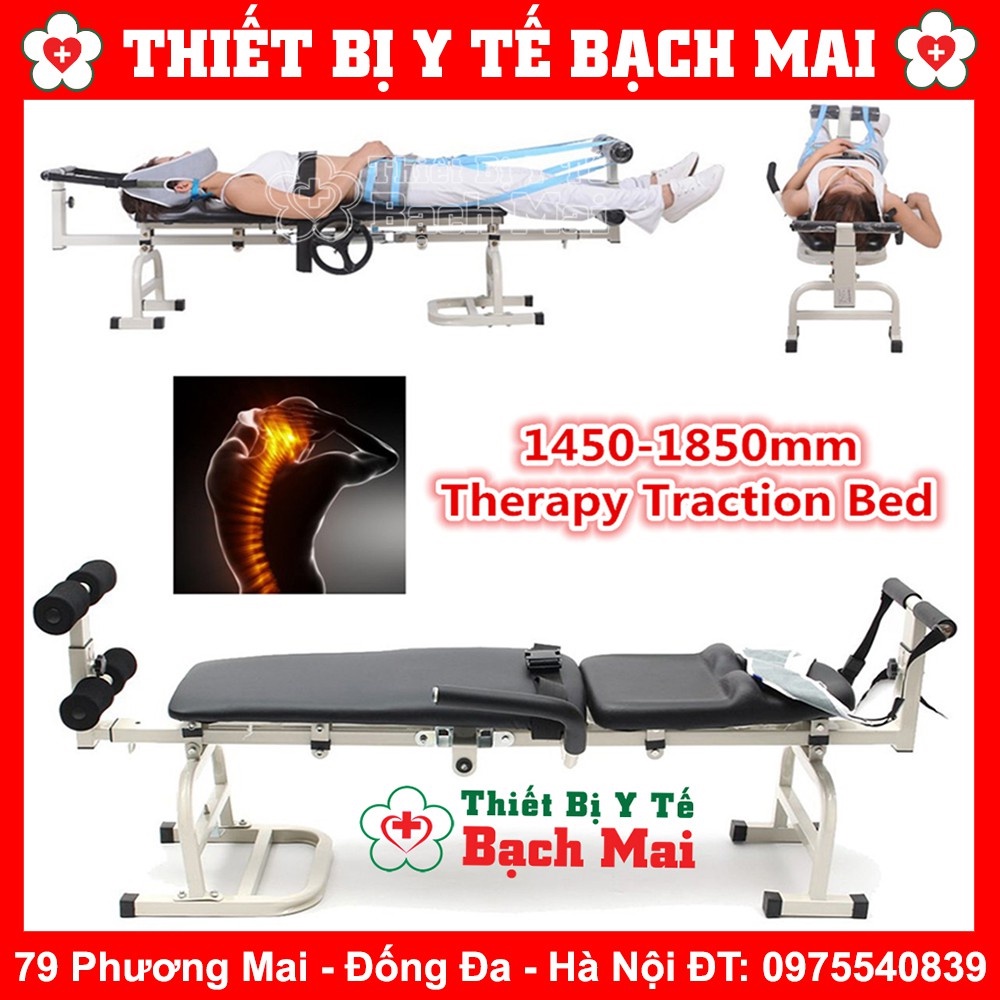 Giường Kéo Giãn Cột Sống Lưng Cổ NIKITA Quay Tay