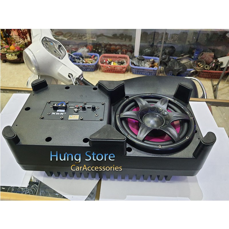 Loa Sub Bass 8 inch Siêu Trầm Công Suất 400W 2 Chế Độ Cực Khoẻ - Loa Sub Điện NBN-NA868 Để Gầm Ghế/ Cốp Sau Ô Tô Xe Hơi