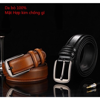Thắt lưng nam da bò - dáng classic