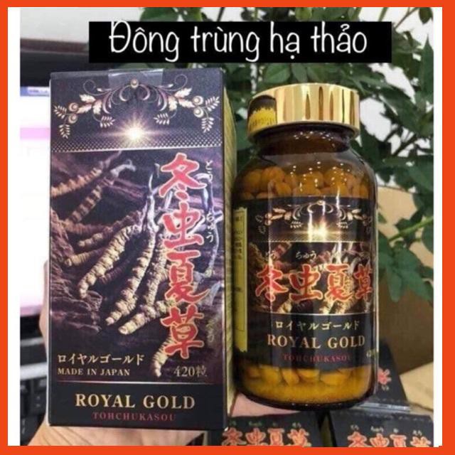 Viên uống Đông trùng hạ thảo Nhật Bản Royal Gold 420 viên hàng chuẩn