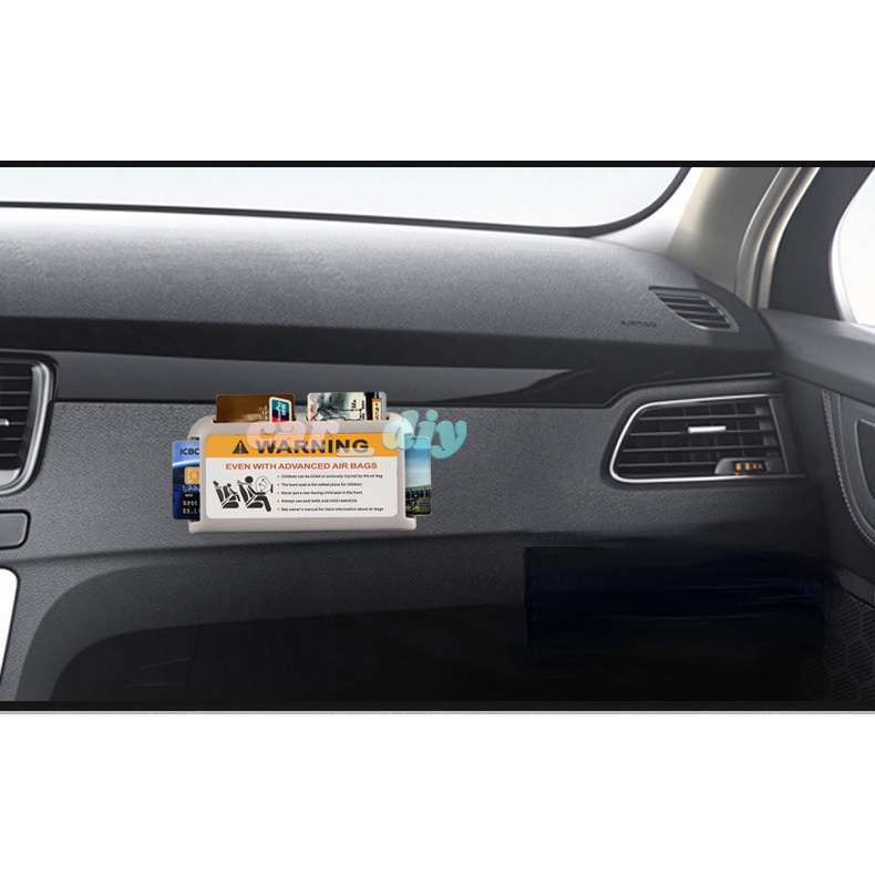 Ví Đựng Thẻ Đa Năng Gắn Tấm Che Nắng Trên Xe Hơi