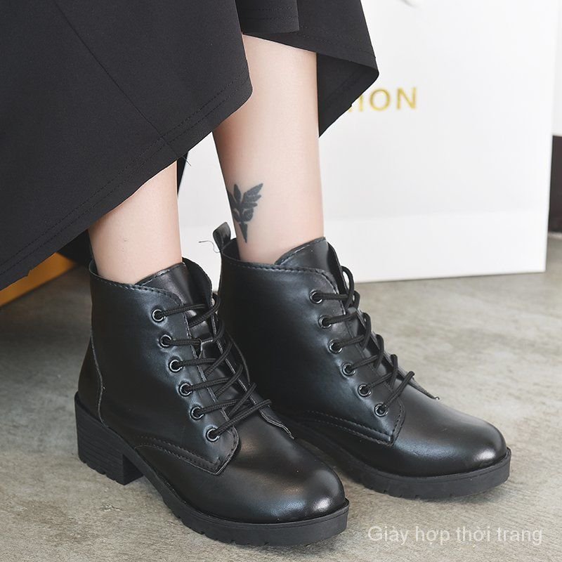 DR. MARTENS Giày Boot Nữ Cổ Cao Thời Trang Anh Quốc