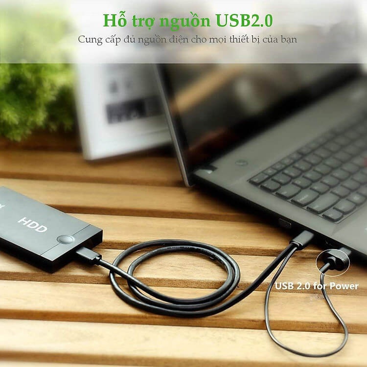 Cáp 3 Trong 1, 1 Đầu MICRO USB, 1 Đầu USB 3.0 + 1 USB 2.0 Ugreen 10382