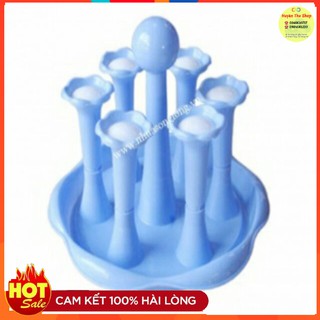 Khay nhựa úp cốc Việt Nhật 6 chân
