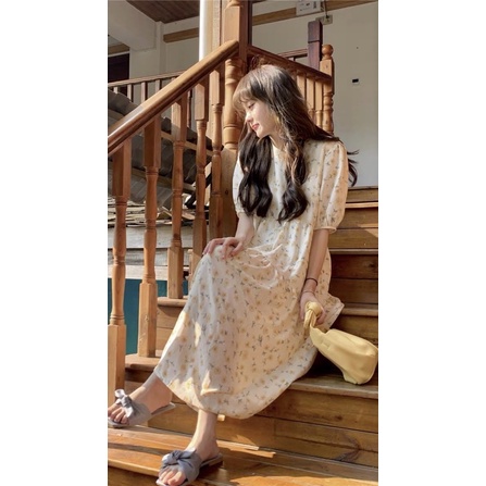 VÁY BABYDOLL HOA NHÍ ULZZANG 2 LỚP🌼