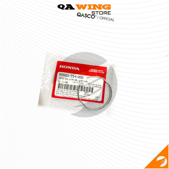 90601-354-000 | VÒNG KẸP PHỚT DẦU GIẢM XÓC (PHUỘC) WINNER 150 / RS150 V3 - WINNER X / LEAD / PCX (Nguyên bản)