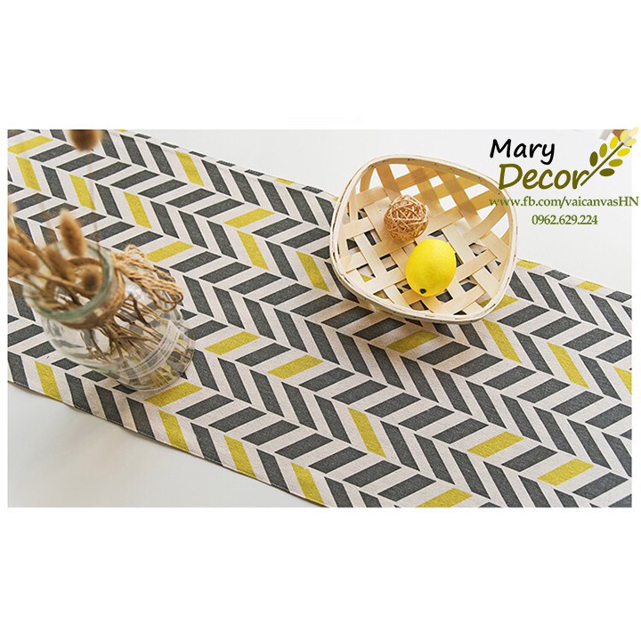 KHĂN RUNNER MARY DECOR - MŨI TÊN CÁCH ĐIỆU KR-F08