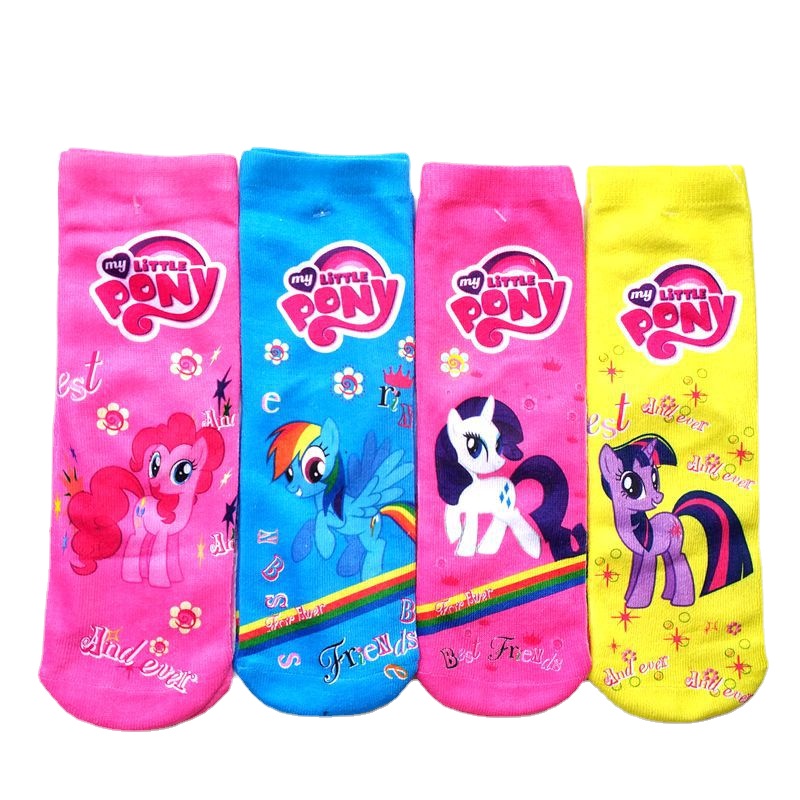 Bộ 4 Đôi Vớ Họa Tiết Hoạt Hình Frozen Xinh Xắn Dành Cho Bé