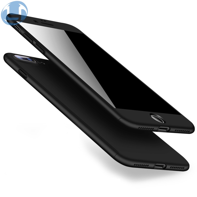 Ốp Điện Thoại Mặt Kính Bảo Vệ 360 Độ Cho iphone 7 6 6s 8 plus 5 5s se se 2020