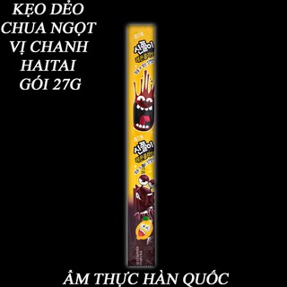 KẸO DẺO CHUA NGỌT VỊ CHANH HAITAI GÓI 27G
