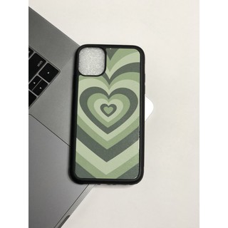Ốp lưng cao cấp THINKCASE IPHONE Green Heart Wallpaper