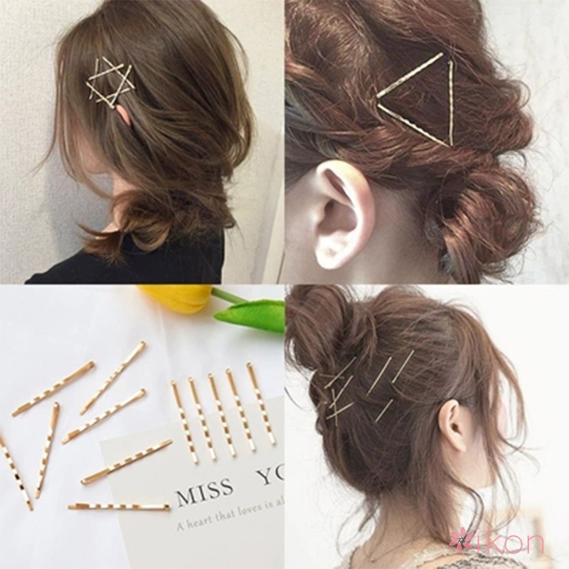 Bộ 24 kẹp tóc hợp kim nhiều màu tùy chọn